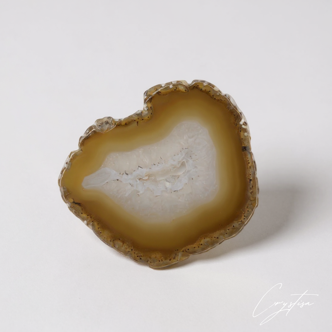 Sous-verres en Agate Naturelle : Élégance et Couleurs de la Terre