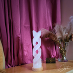 Lampe de Nuit spirale en Sélénite