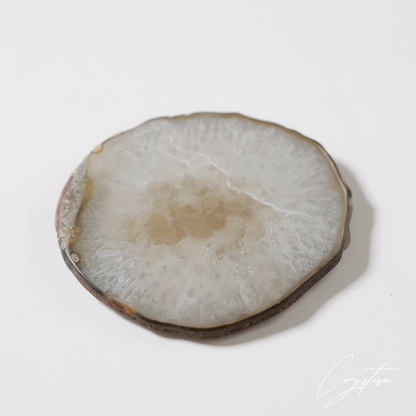 Sous-verres en Agate Naturelle : Élégance et Couleurs de la Terre